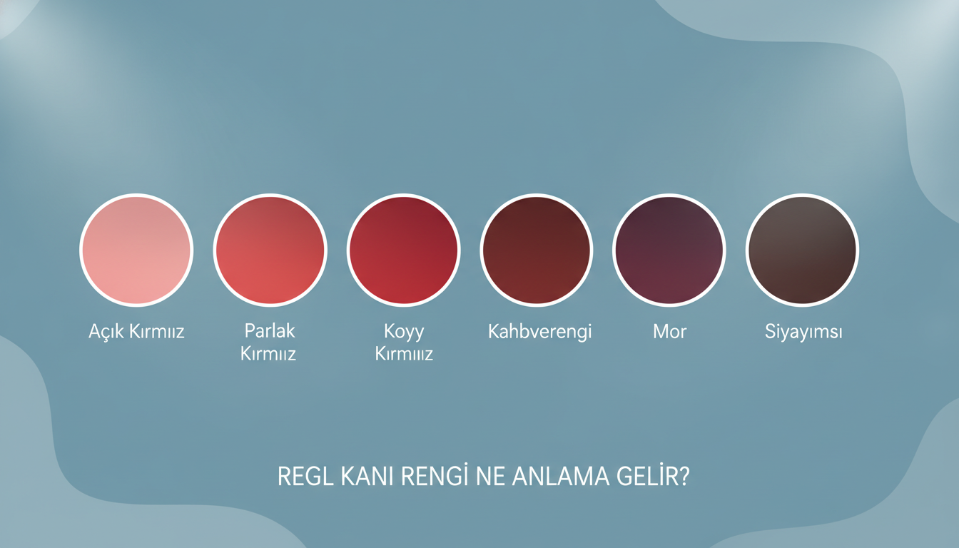 Regl Kanı Rengi Ne Anlama Gelir?